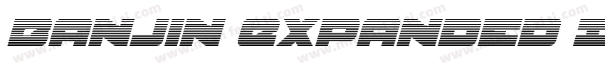 Banjin Expanded Italic字体转换